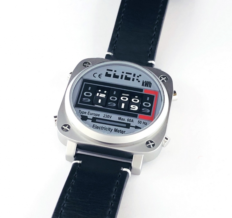 Часы Tokyoflash kWh Revolving Meter Silver