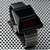 T-700 Blade (A-version, Dark Grey/Red) Цельнометаллические Противоударные Limited Edition OLED Watch OVO Robotics Japan