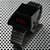 T-700 Blade (A-version, Dark Grey/Red) Цельнометаллические Противоударные Limited Edition OLED Watch OVO Robotics Japan