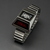 T-700 Blade (B-version, Dark Grey/Red) Цельнометаллические Противоударные Limited Edition OLED Watch OVO Robotics Japan