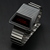 T-700 Blade (C-version, Silver/Red) Цельнометаллические Противоударные Limited Edition OLED Watch OVO Robotics Japan