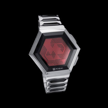 Часы Quasar LCD Watch Silver/Red