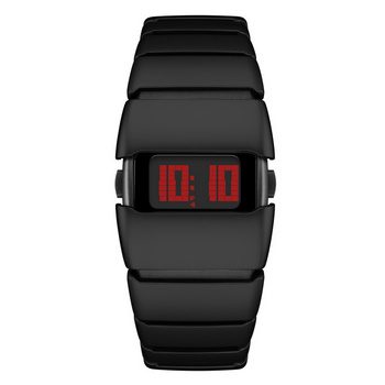 Часы Retro Futuristic Y2K Watch X6000Black-Red